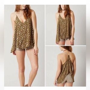 BUCKLE GIMMICKS floral spring tank